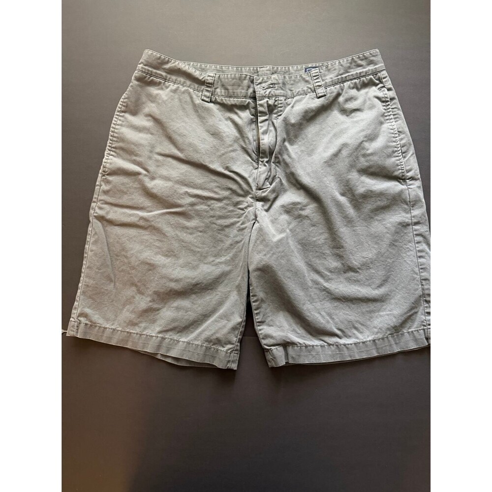 Vineyard Vines Men’s 33 Club Shorts – Gray Cotton Twill Classic Fit
